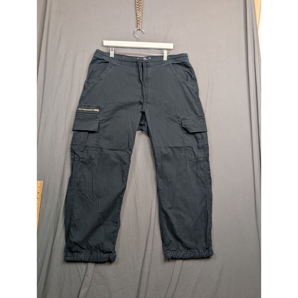 Hollister Youth Gray Utility Cargo Hiking Pants Size X Large Relaxed Fit